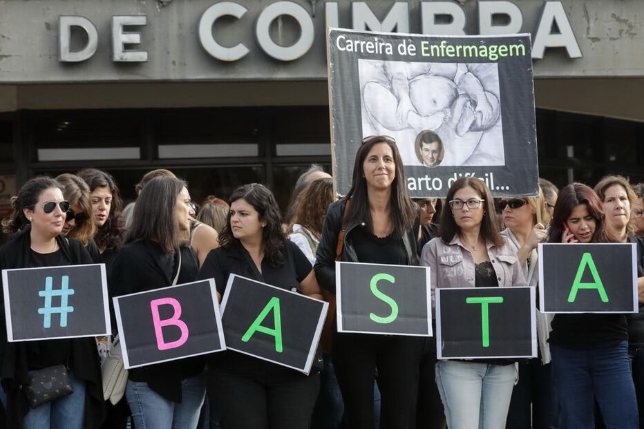 Greve de enfermeiros em Coimbra