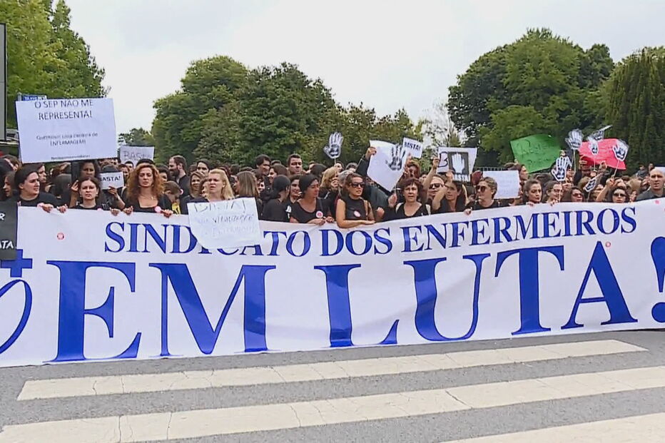 Adesão à greve dos enfermeiros foi de 86% no turno da noite