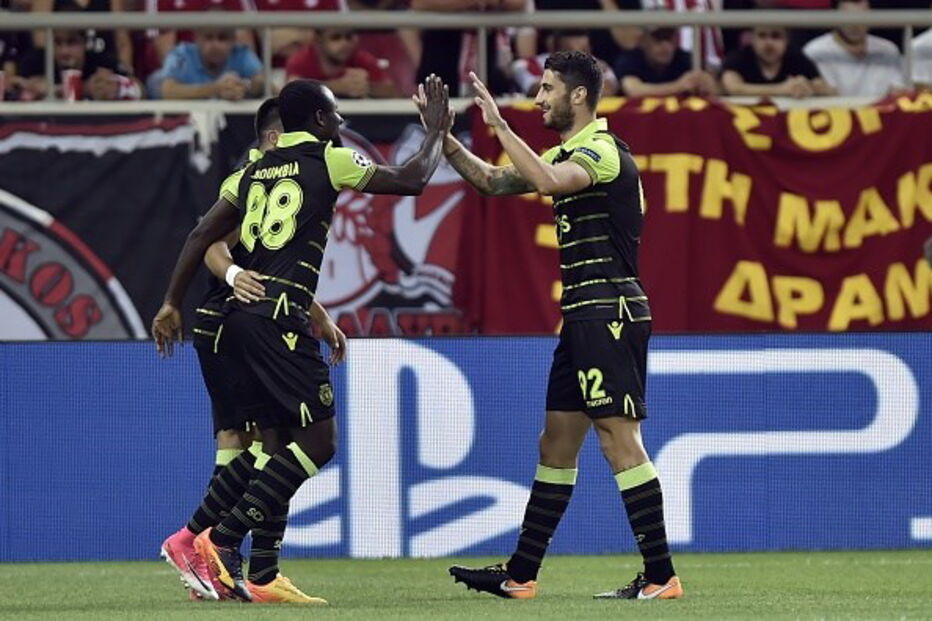 Jogo Olympiacos - Sporting, na Grécia