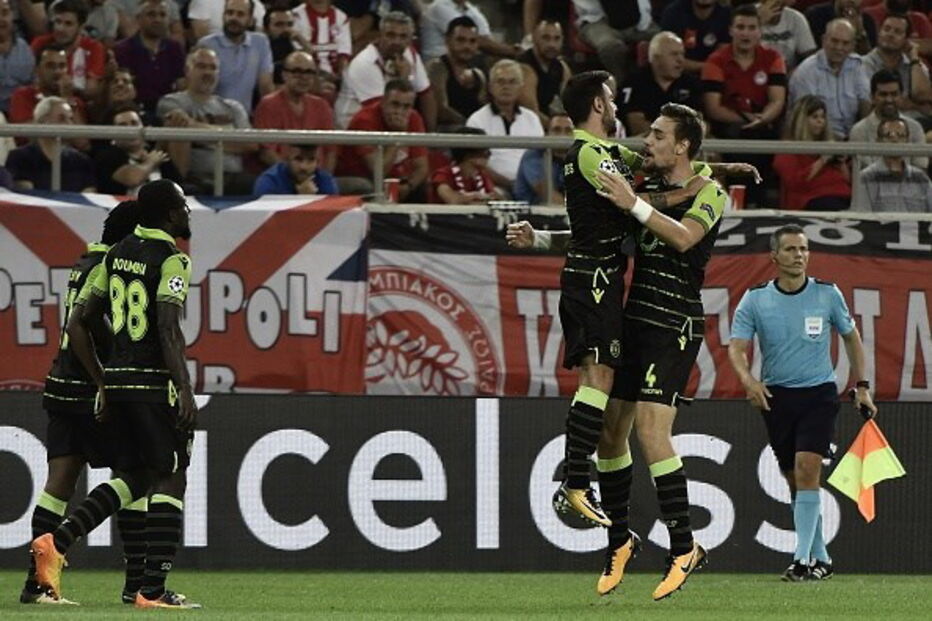 Jogo Olympiacos - Sporting, na Grécia