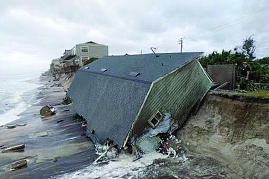 Casa ruiu na costa da Florida