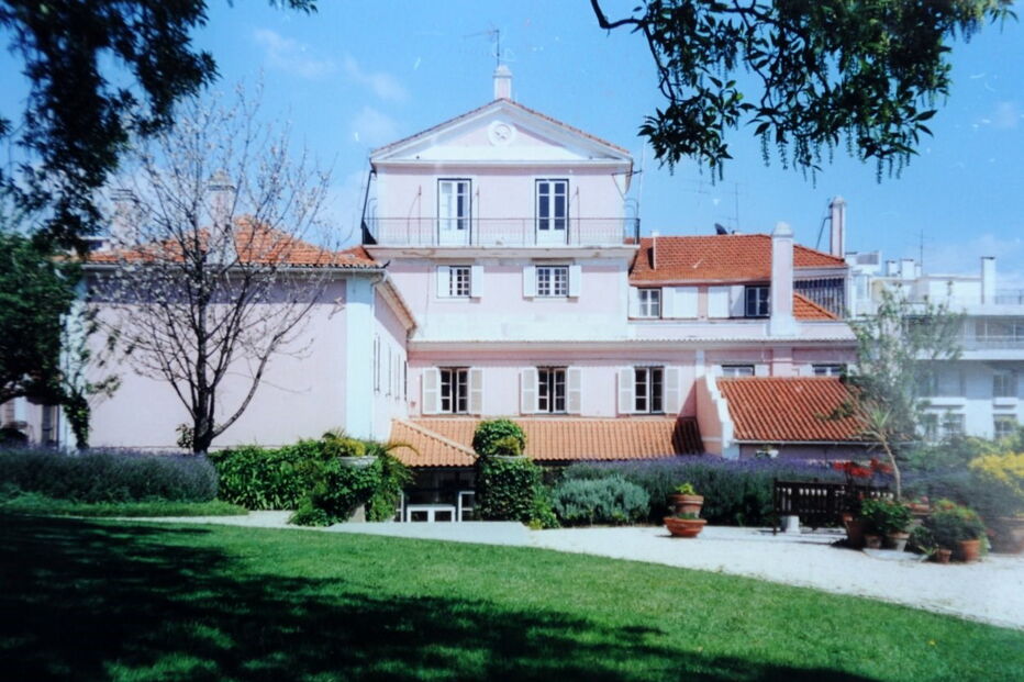 O palacete da Lapa, nos tempos em que estava ao serviço da diplomacia britânica