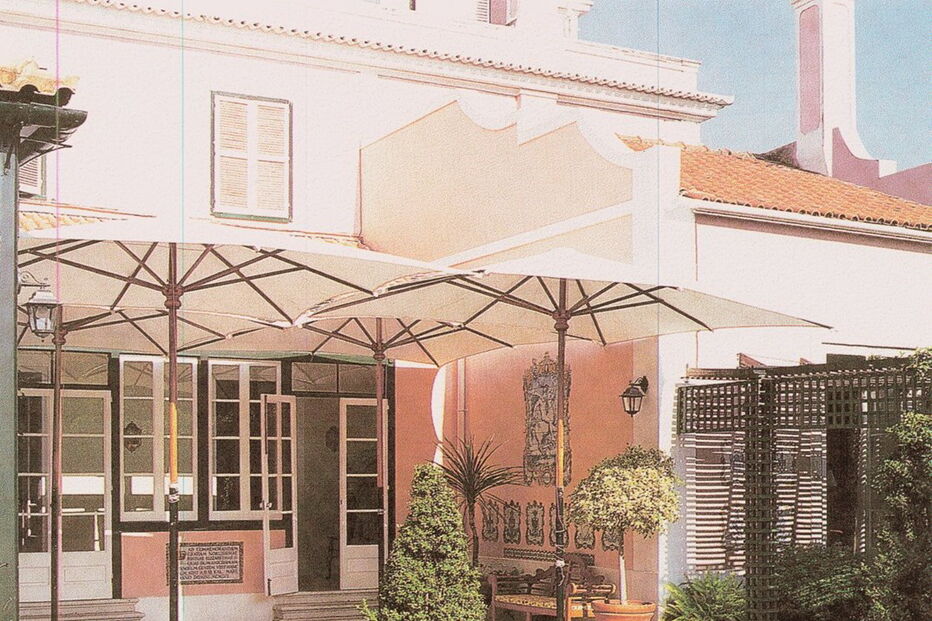 O palacete da Lapa, nos tempos em que estava ao serviço da diplomacia britânica