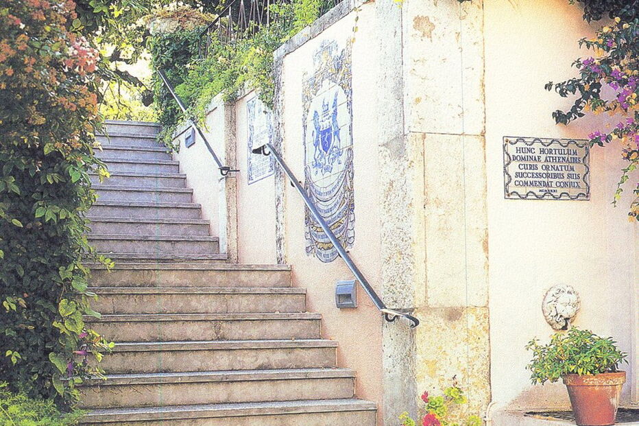 O palacete da Lapa, nos tempos em que estava ao serviço da diplomacia britânica