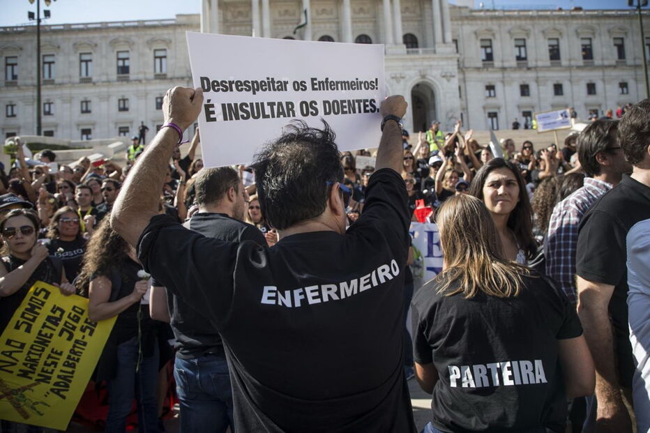 Manifestação dos enfermeiros