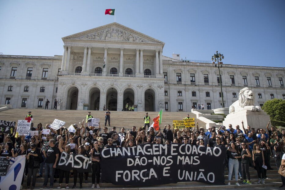 Manifestação dos enfermeiros