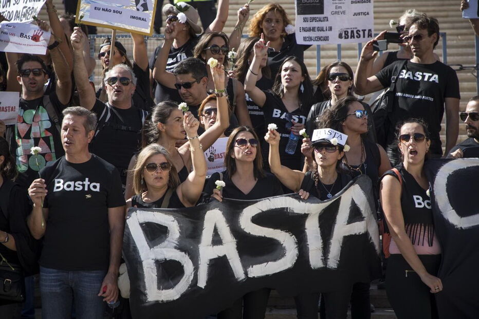 Manifestação dos enfermeiros