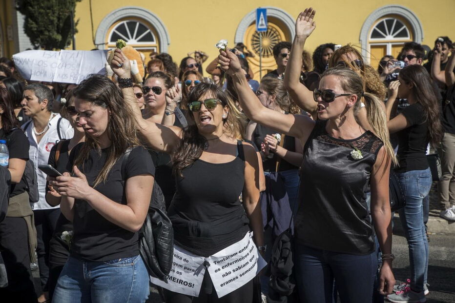 Manifestação dos enfermeiros