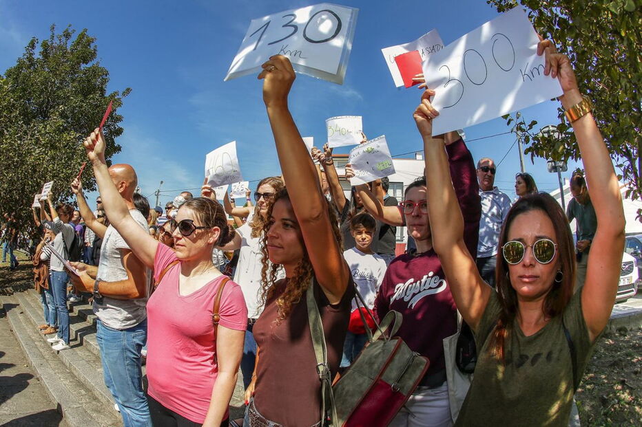 Protestos de professores