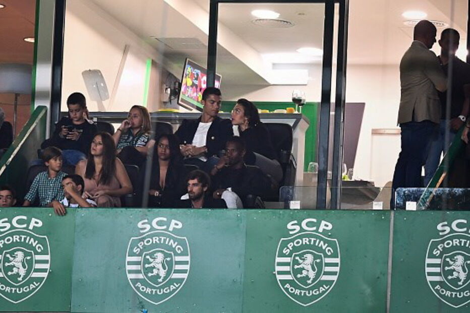 Cristiano Ronaldo e Georgina em Alvalade