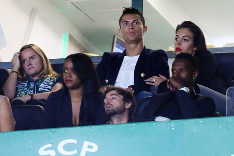 Cristiano Ronaldo e Georgina em Alvalade