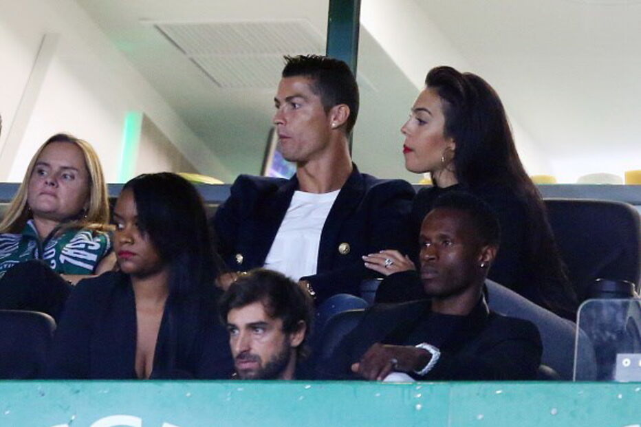 Cristiano Ronaldo e Georgina em Alvalade