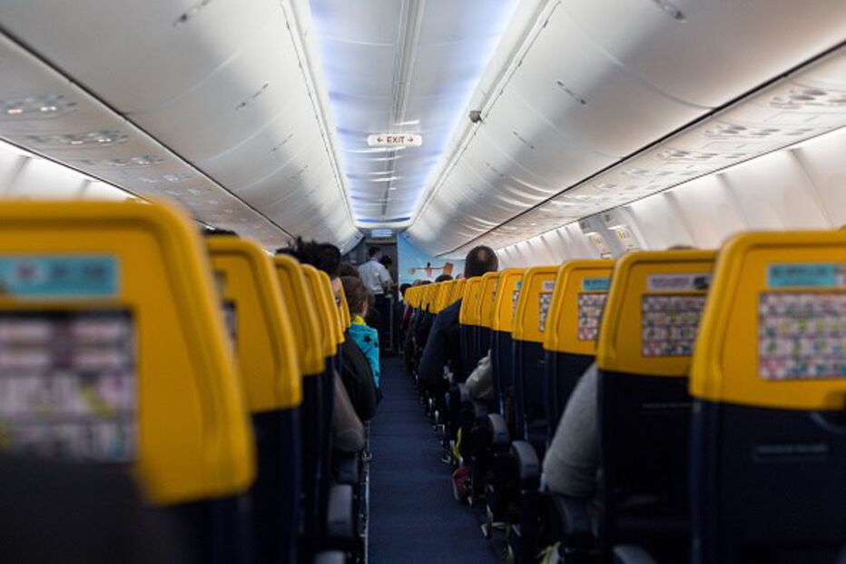 Avião da companhia Ryanair