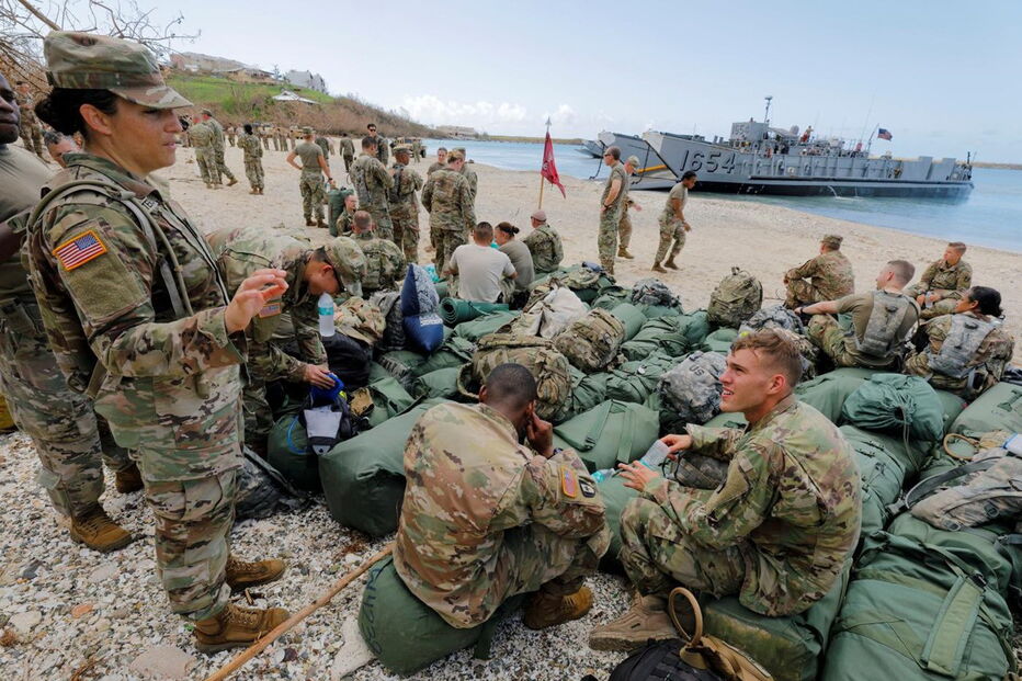 Furacão Maria aproxima-se das ilhas Virgem Americanas, onde forças armadas tomam posição