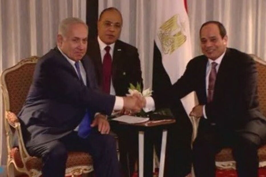Abdel Fattah al-Sissi e Benjamin Netanyahu