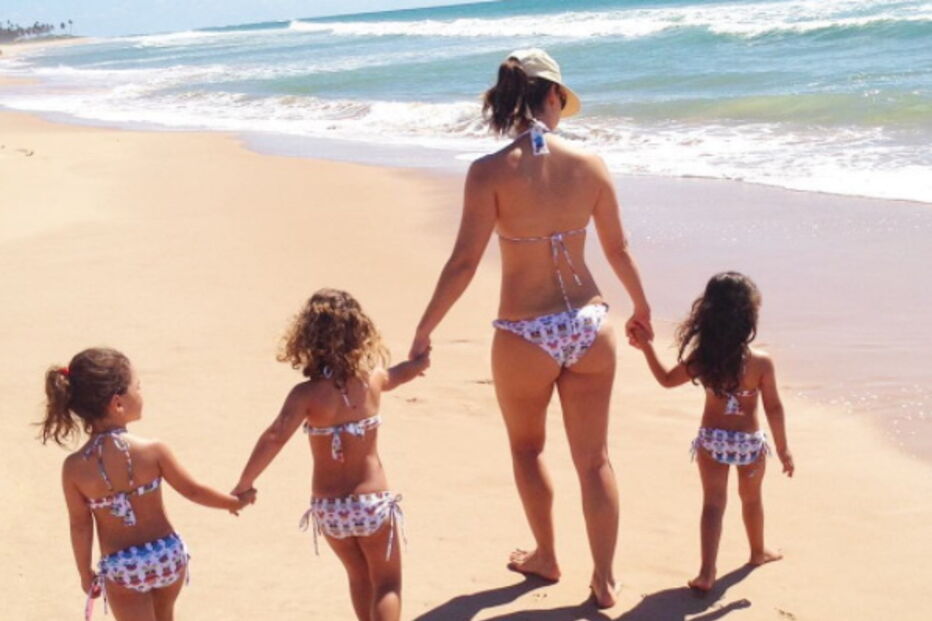 Julyana e a família