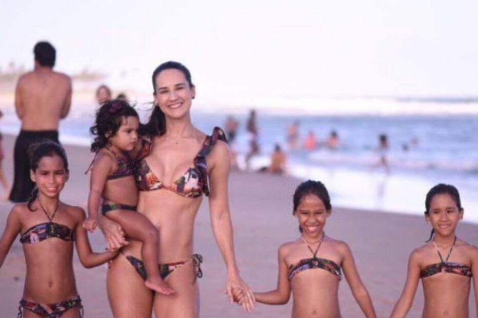 Julyana e a família