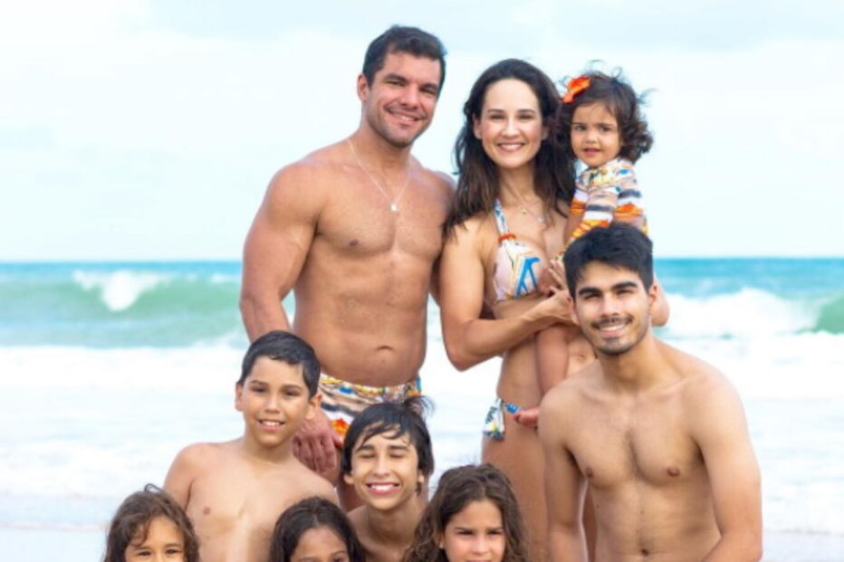 Julyana e a família