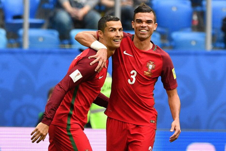 Cristiano Ronaldo e Pepe