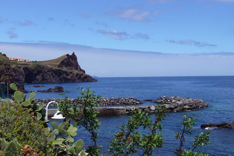 A zona do Caniço-de-Baixo, na Madeira