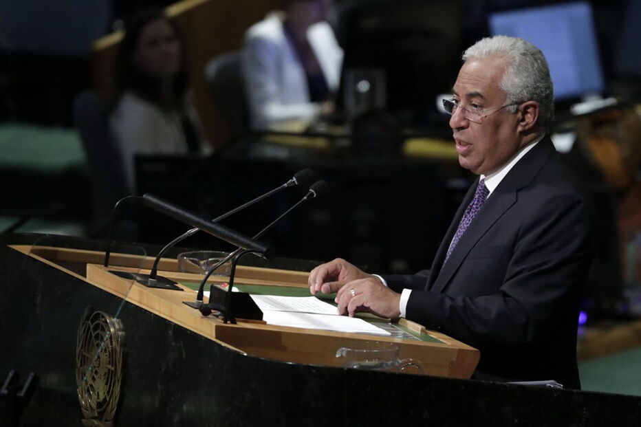 António Costa a discursar nas Nações Unidas