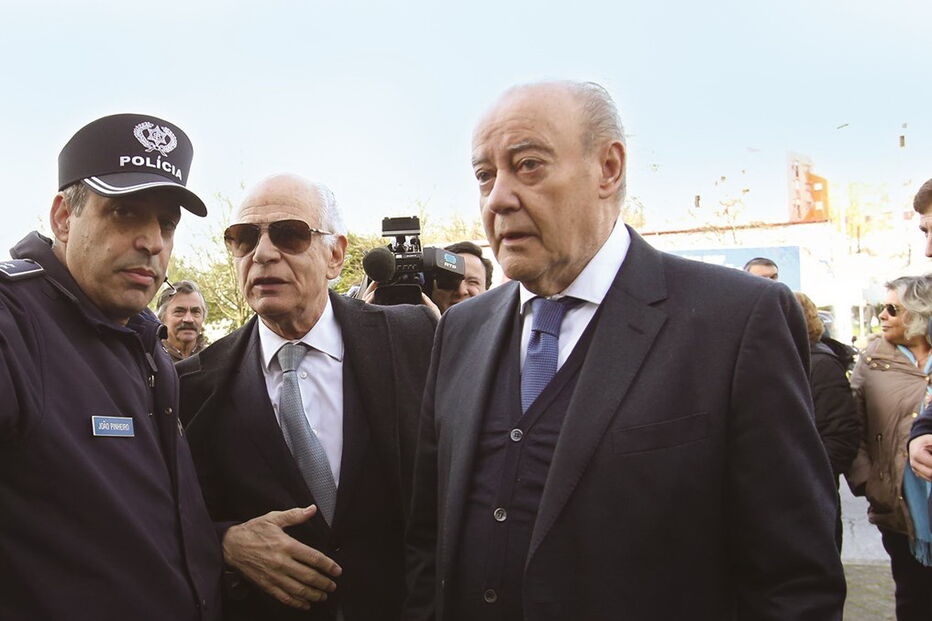 Pinto da Costa com o pai do suspeito, Gil Moreira dos Santos 