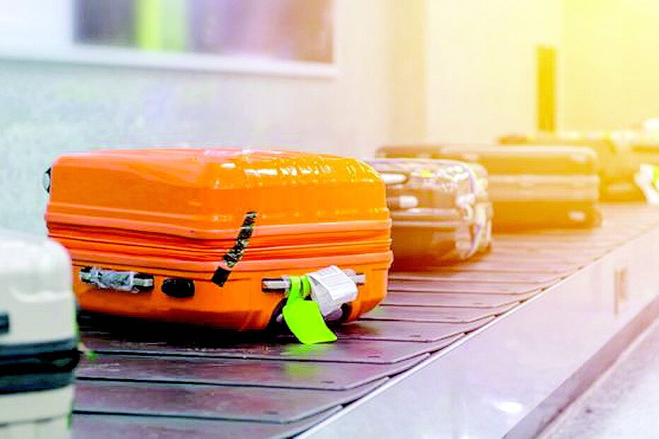 Singapura, bagagens, etiquetas