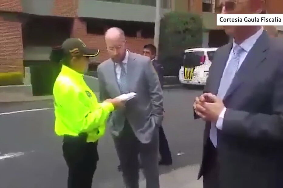 O momento em que o empresário Pedro Coelho é detido na Colômbia