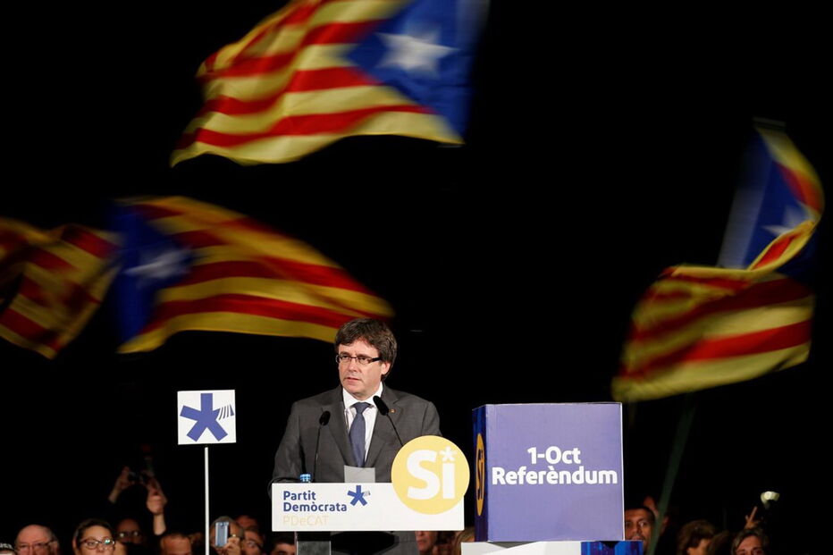 Carles Puigdemont, presidente do governo da Catalunha