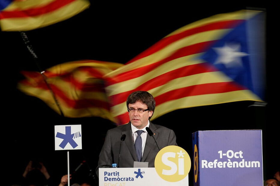 Carles Puigdemont, presidente do governo da Catalunha