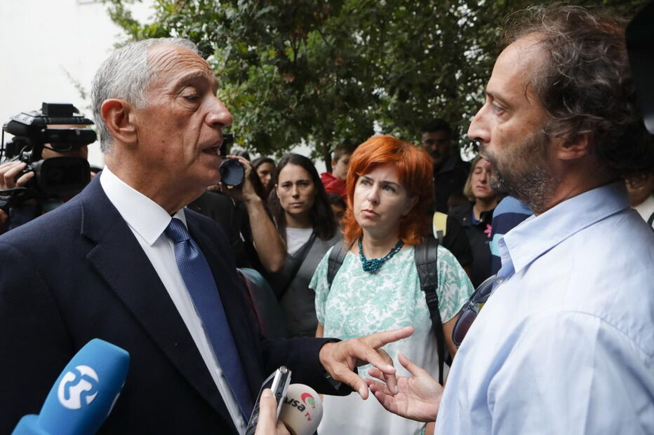 Marcelo Rebelo de Sousa em Serralves