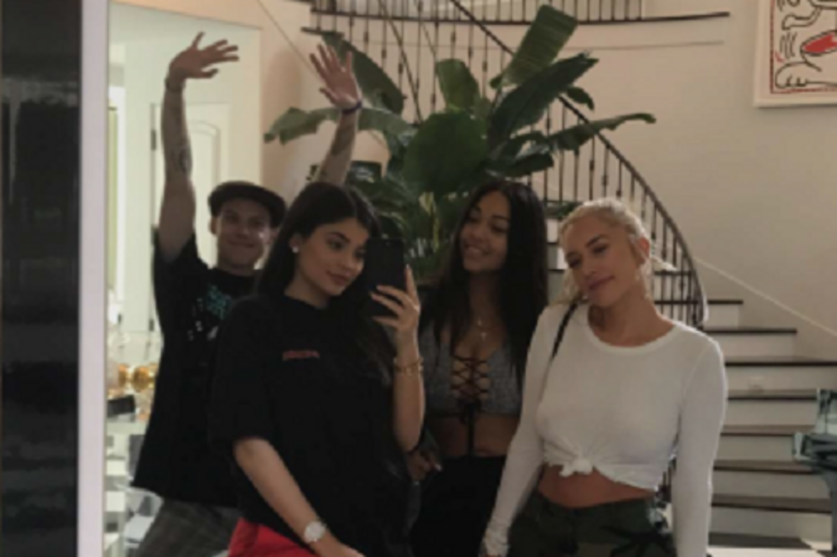 Tyga, Kylie Jenner, Kim Kardashian, Travis Scott, Instagram, Snapchat, fotos, imagens