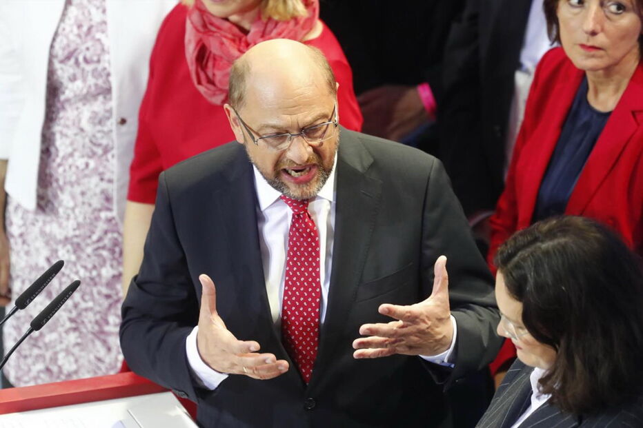 Martin Schulz, líder do partido SPD, da Alemanha