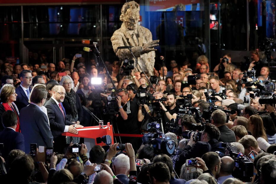 Martin Schulz, líder do partido SPD, da Alemanha