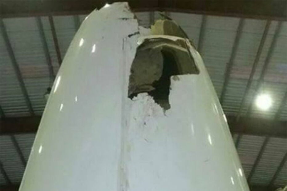 Imagens do avião acidentado da Badr Airlines
