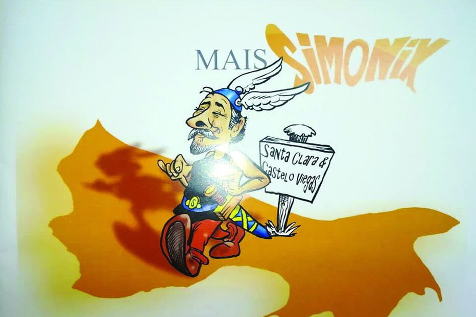 Simonix criou uma banda desenhada onde se autorretrata 