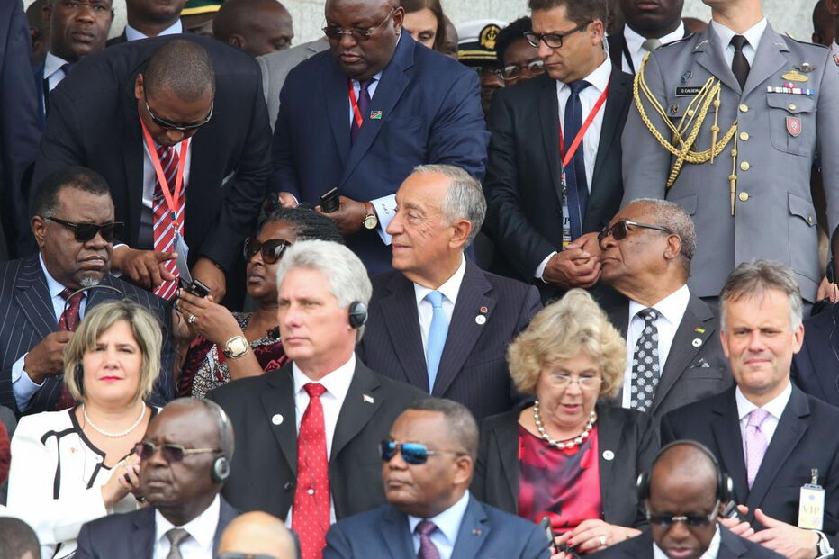 Marcelo na tomada de posse do novo Presidente de Angola