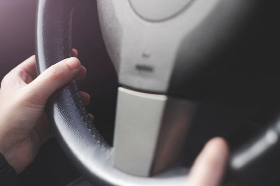 condutor, volante, carro