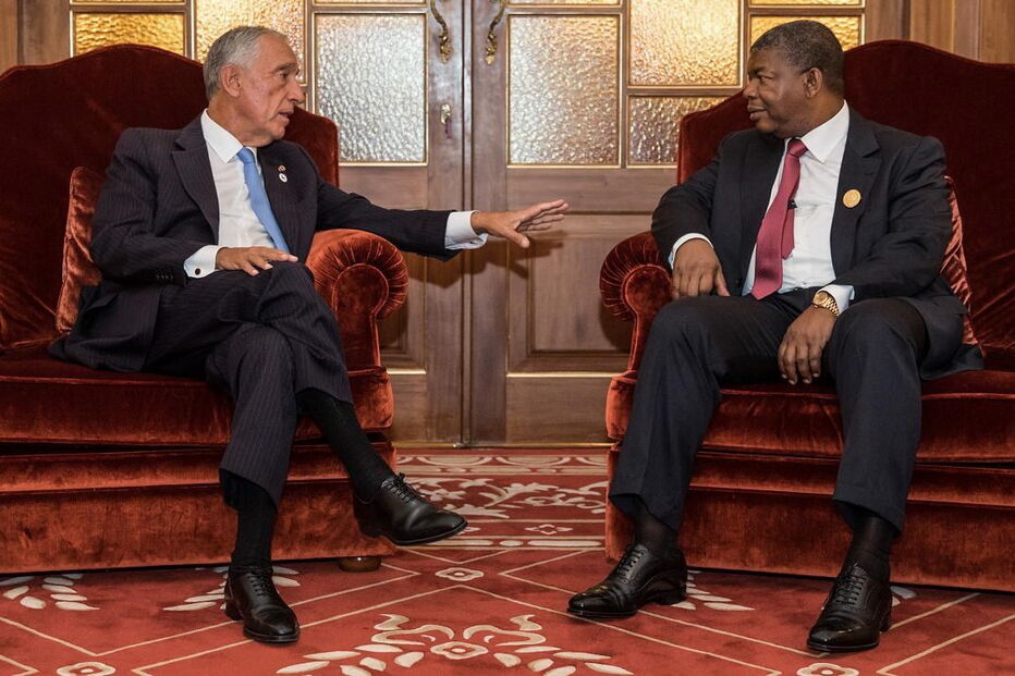 Marcelo Rebelo de Sousa e João Lourenço