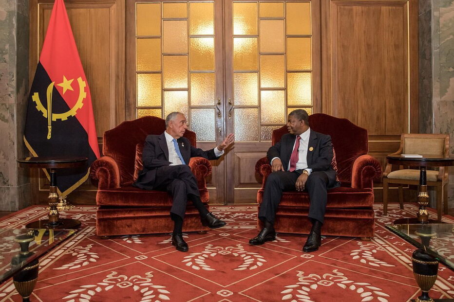 Marcelo Rebelo de Sousa e João Lourenço