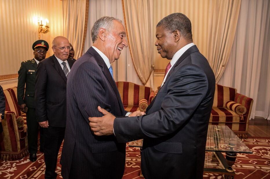 Marcelo Rebelo de Sousa e João Lourenço