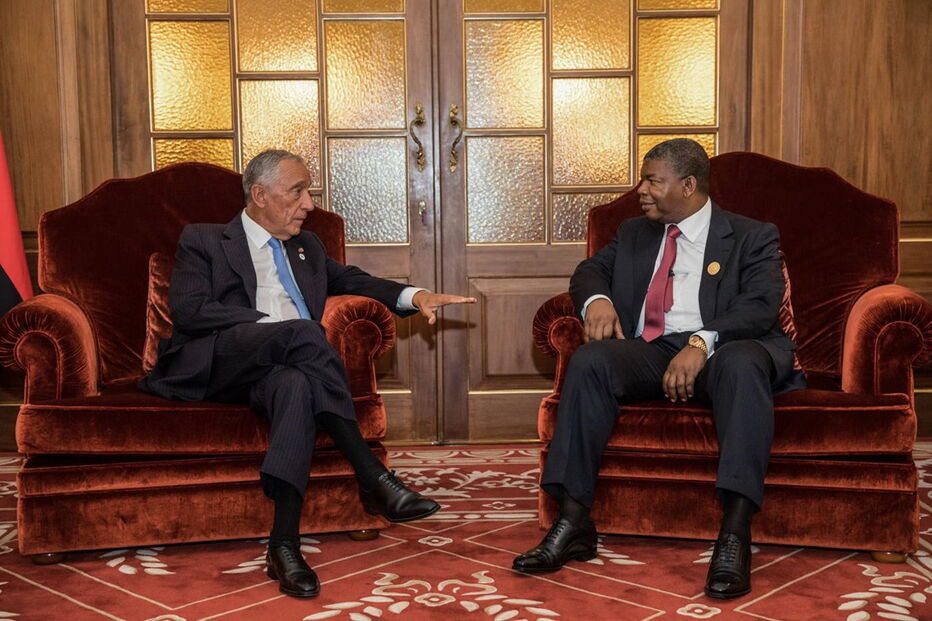 Marcelo Rebelo de Sousa e João Lourenço