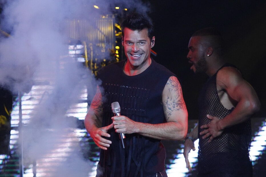 O cantor Ricky Martin