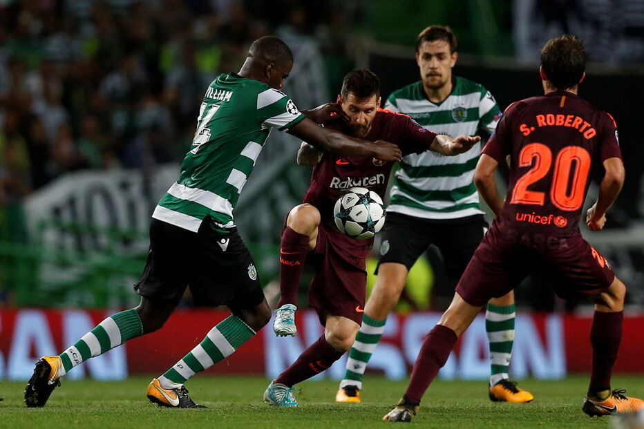 Barcelona veio até Alvalade jogar com o Sporting para a Champions