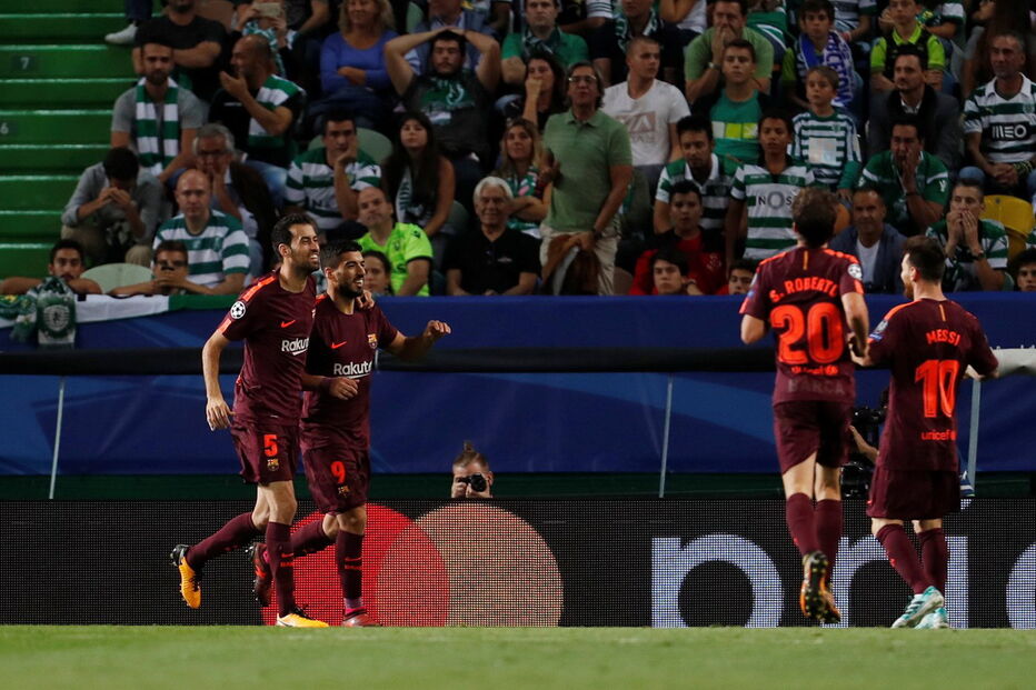 Barcelona veio até Alvalade jogar com o Sporting para a Champions