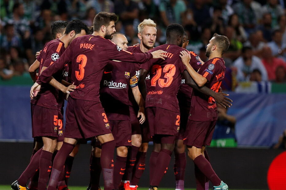 Barcelona veio até Alvalade jogar com o Sporting para a Champions
