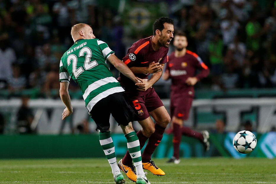Barcelona veio até Alvalade jogar com o Sporting para a Champions