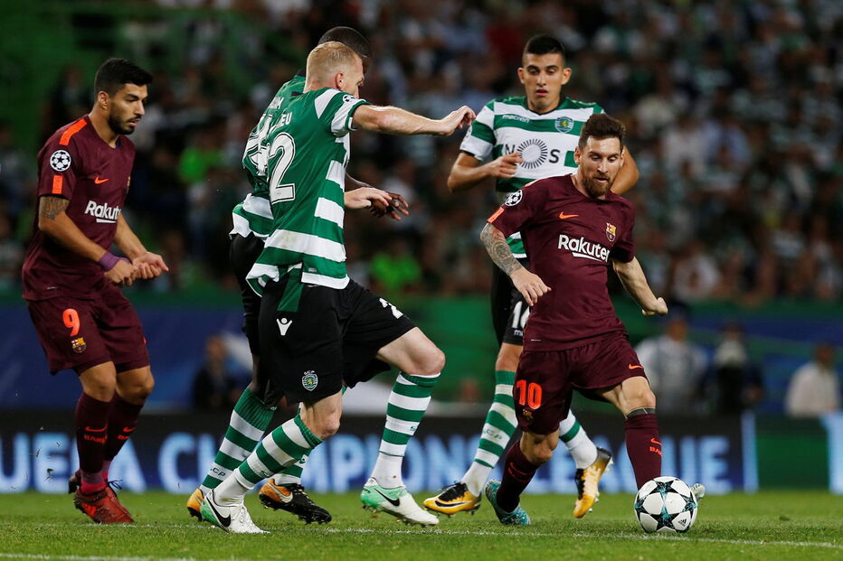 Barcelona veio até Alvalade jogar com o Sporting para a Champions	