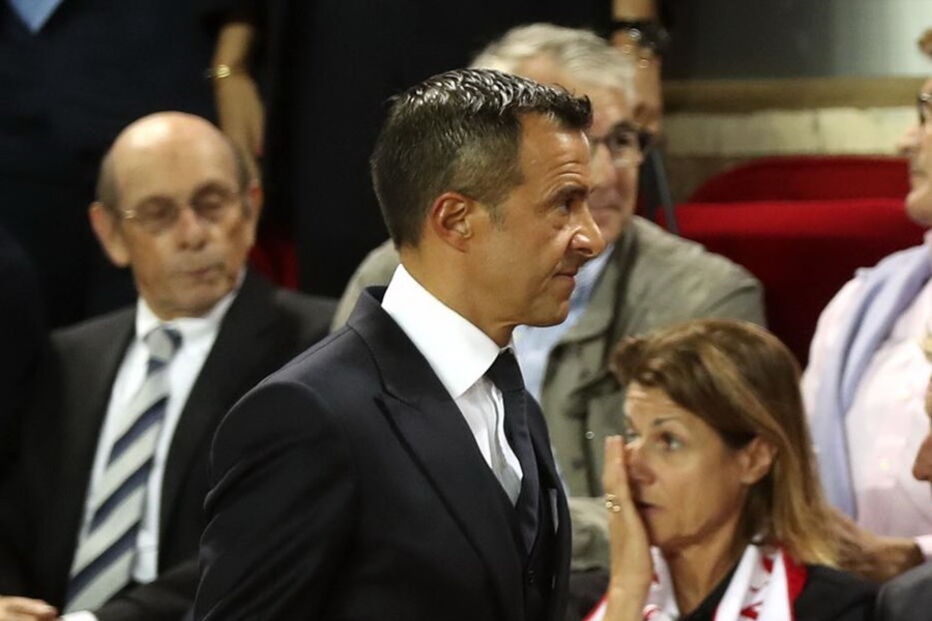 Jorge Mendes com a mulher, Sandra, no Mónaco