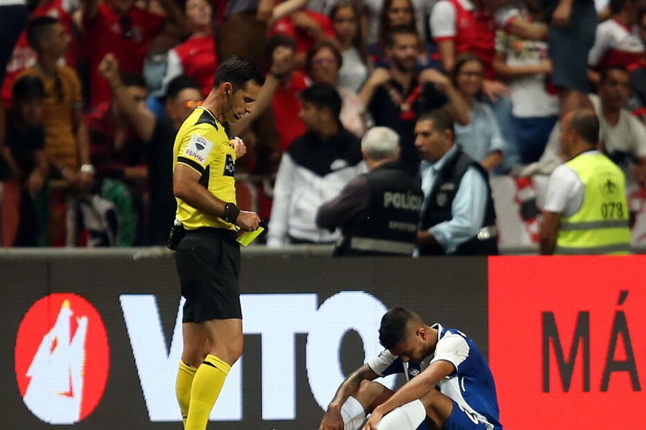Carlos Xistra no jogo Braga- FC Porto